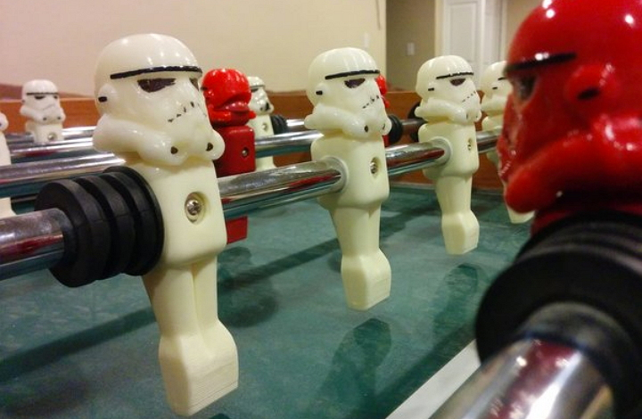 Upgrade Your Foosball Table’s Players To Stormtroopers