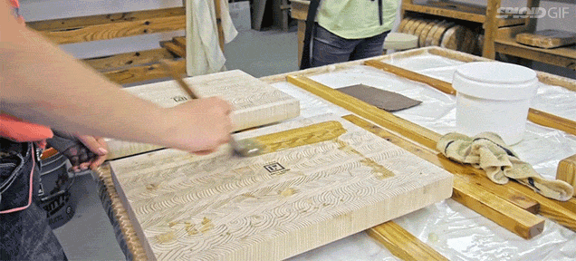 The Lovely Process Of Making The Most Intricate Wooden Cutting Boards