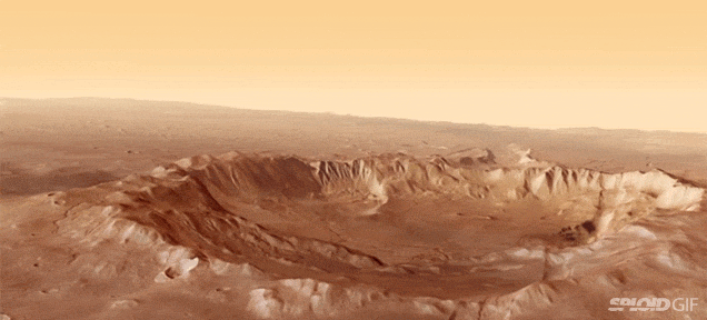 What A Flyover Of The Surface Of Mars Would Look Like