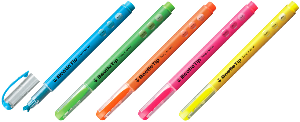 Take Your Cramming To The Next Level With A Clever Tri-Tipped Highlighter