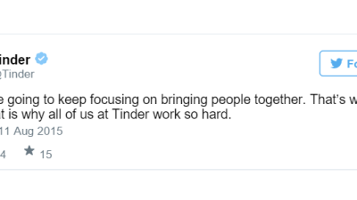 Tinder’s Twitter Account Is Freaking The Hell Out