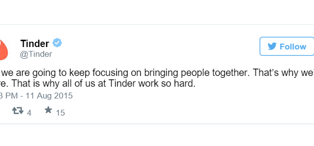 Tinder’s Twitter Account Is Freaking The Hell Out