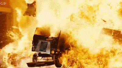 Just A Bunch Of Bad Arse Explosions From Arnold Schwarzenegger Movies