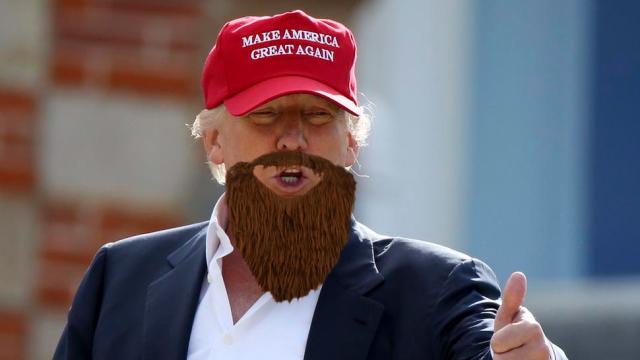Donald Trump Won’t Be Next US President Without A Beard
