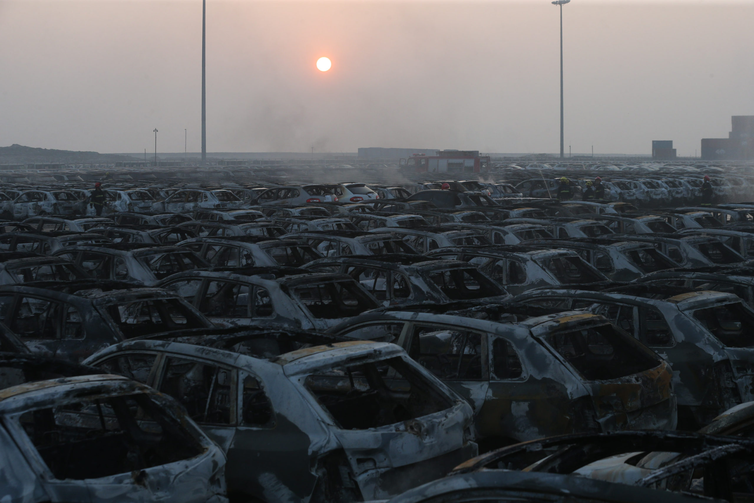Photos From The Aftermath Of The Devastating Tianjin Explosion