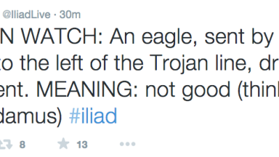 This Livetweeting Of ‘The Iliad’ Is The Best Thing On The Internet Today