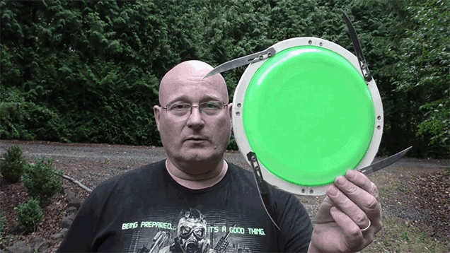 This Weaponised Frisbee Is Straight Out Of A James Bond Film