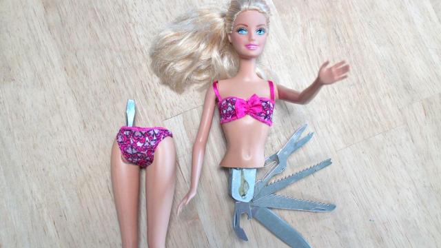 Make Barbie More Useful By Turning Her Into A Swiss Army Knife