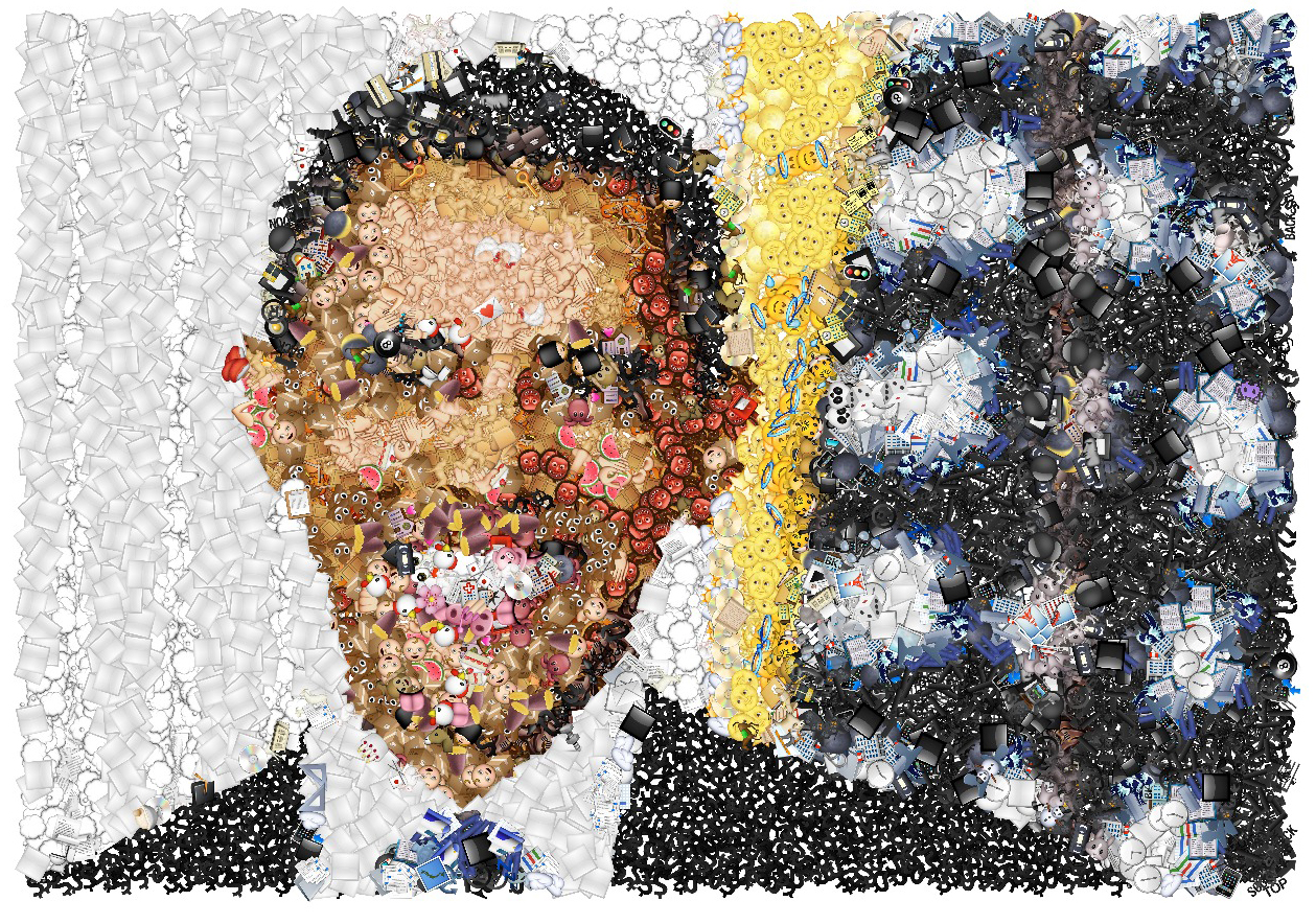 Emoji mosaic eric andrew lewis