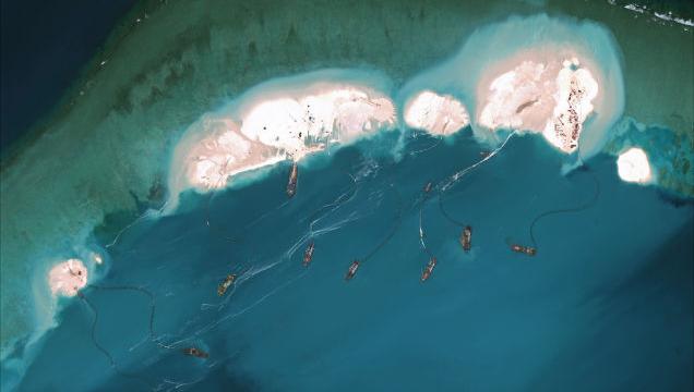 China’s Dredging In The South China Sea Created 11.7km² Of New Islands