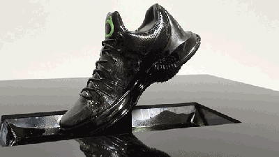 An Amazing Ferrofluid Display Brings Nike’s New Sneakers To Life
