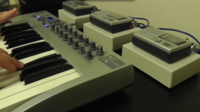 Hacker Turns Casette Players Into Creepy DIY Synth