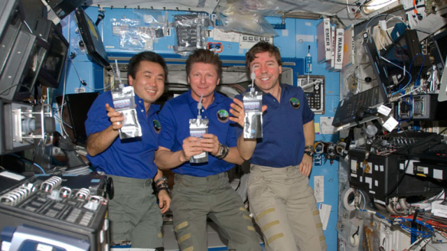 The ISS Crew Collects Russian Pee For Its Water Supply