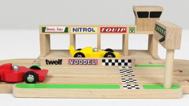 Upgrade Your Kid’s Wooden Train Set To A Formula 1 Circuit