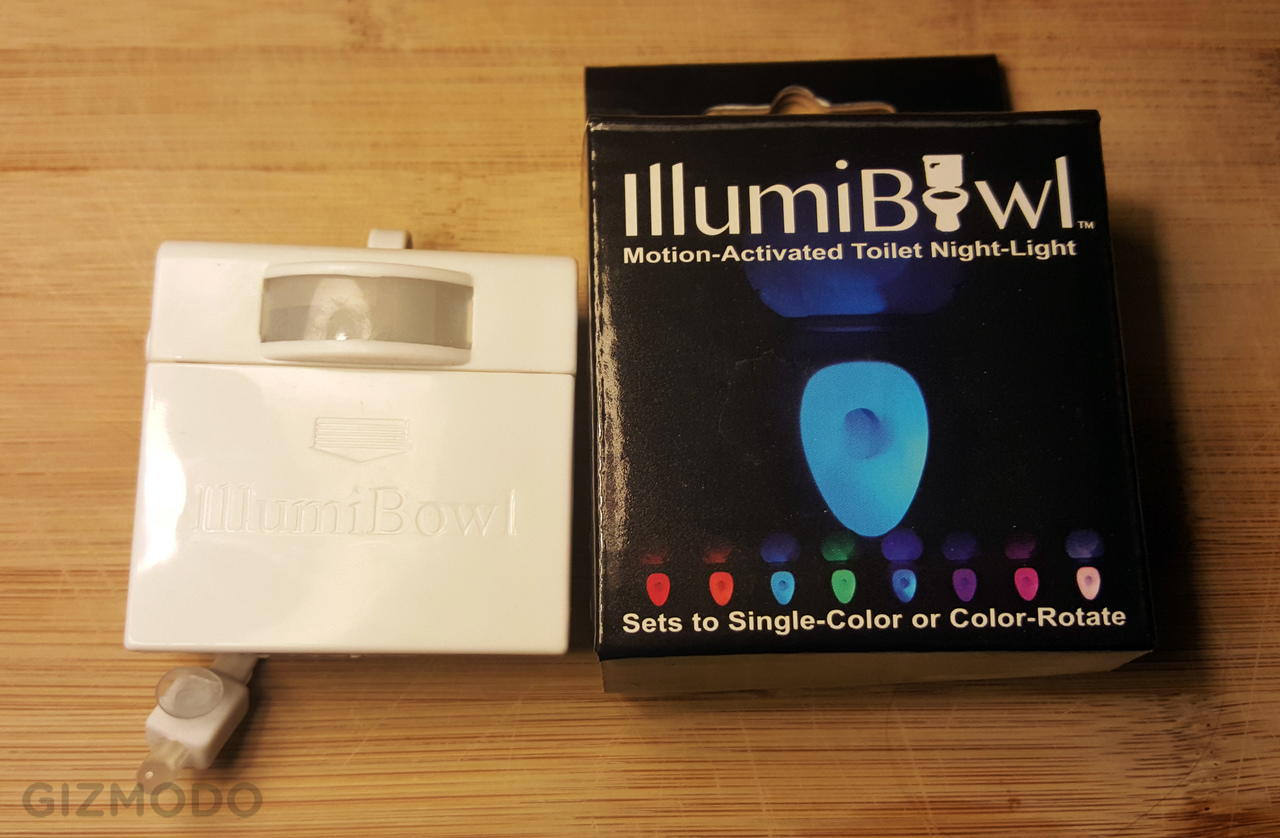 IllumiBowl Motion-Activated Toilet Night Light