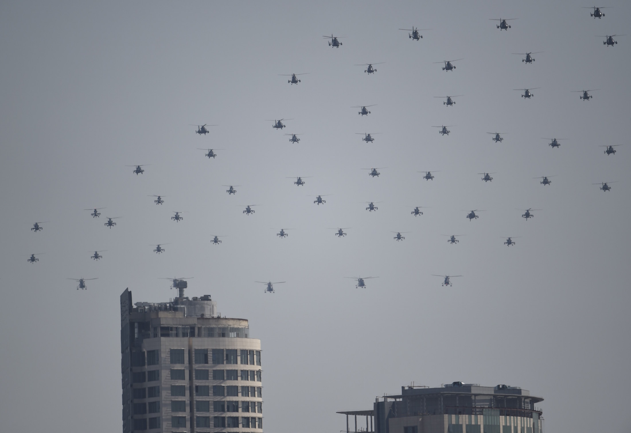 Photos Of China’s Parade Commemorating WWII Shows Off Its Full Military Force