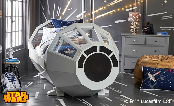 It Turns Out That Pottery Barn Millennium Falcon Bed Costs $US4000