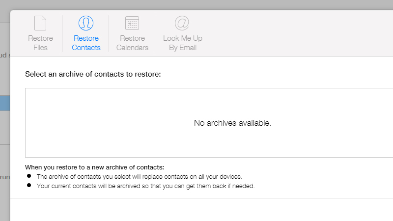 How To Bring Back Deleted Contacts, Photos And Files With iCloud.com