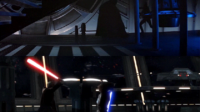 The Visual Symmetry Between Old Star Wars And New