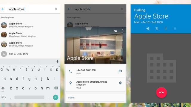 Use Android’s Dialler App To Search For Nearby Places