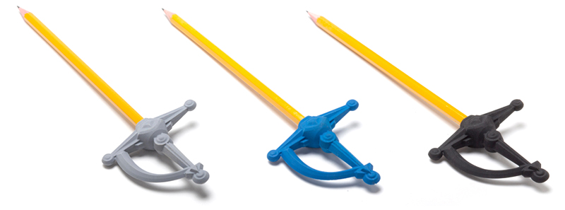 These Erasers Turn Pens Into Swords