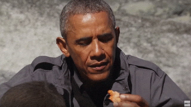 Watch Bear Grylls Feed President Obama A Nasty Old Piece Of Salmon He Found