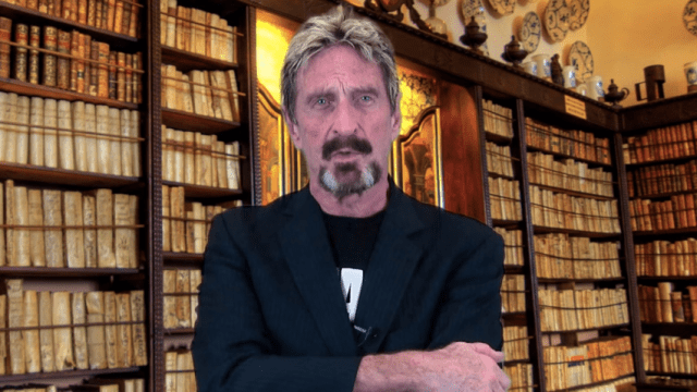 Everything We Learned From John McAfee’s Maniacal Campaign Video 