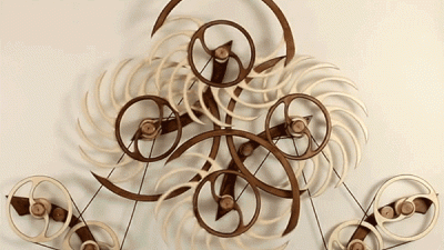 These Cool Kinetic Sculptures Can Run 40 Hours On A Single Wind