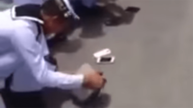 Watch A Bunch Of Sailors Smash Their Smartphones As Punishment