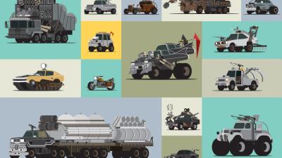 All The Awesome Cars From Mad Max: Fury Road In One Cool Graphic