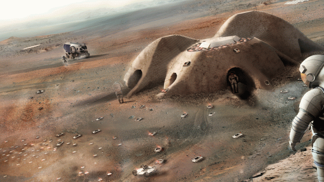 This Is How Foster And Partners Wants To 3D-Print A Martian Settlement