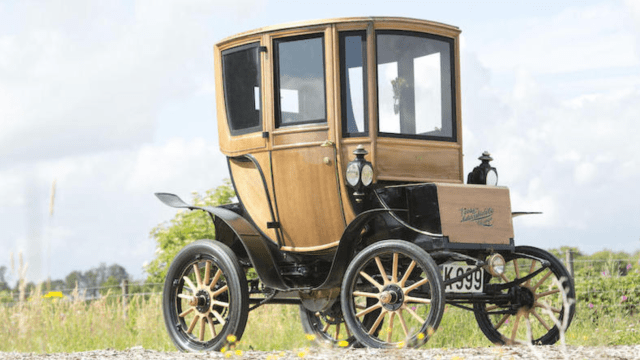 110-Year-Old Electric Car Sells For $135,000