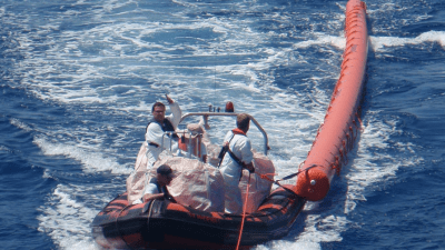 A Massive 15-Metre Floatie Saves Refugees Stranded At Sea