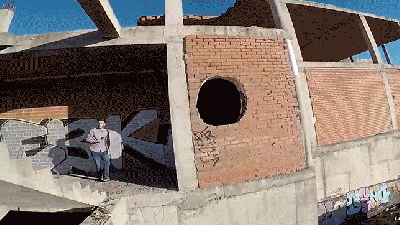 Watch An Incredible Drone Fly At Crazy Speeds Through An Abandoned Building