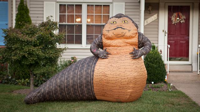 A 6-Feet Tall Inflatable Jabba Is The Perfect Lawn Decor For Any Holiday