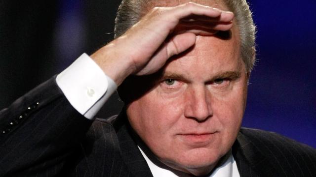 Rush Limbaugh Thinks Gizmodo Really Wants To Genetically Engineer Humans