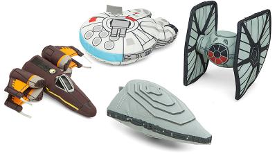Recreate Epic Space Battles In Bed With These Plush Star Wars Ships