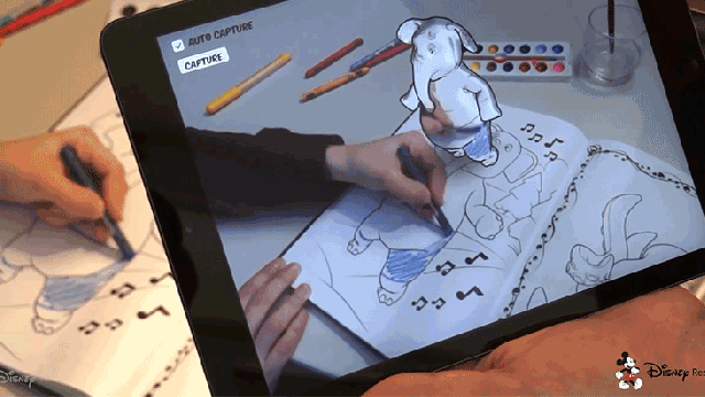 Disney Has Invented 3D Colouring Books