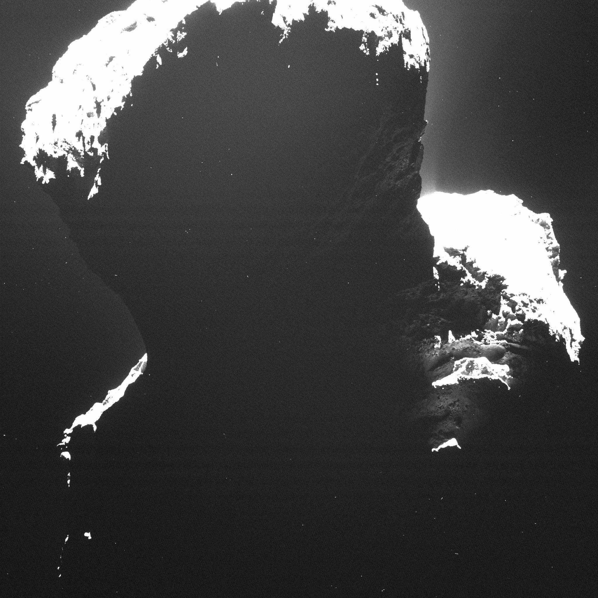 Here’s Our First Glimpse Of The Rosetta Comet’s Dark Side