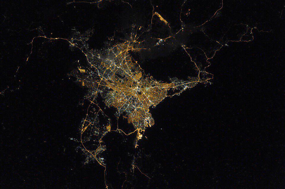 Past And Future Collide In This Gorgeous ISS Photo Of Athens