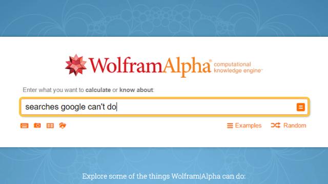 16 Searches You Can Run On Wolfram Alpha That Don’t Work On Google