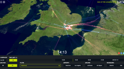 This Interactive Web App Lets You Play At Being An Air Traffic Analyst