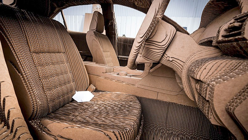 You Can Drive Lexus’ Laser-Cut Cardboard Car, But You Probably Shouldn’t