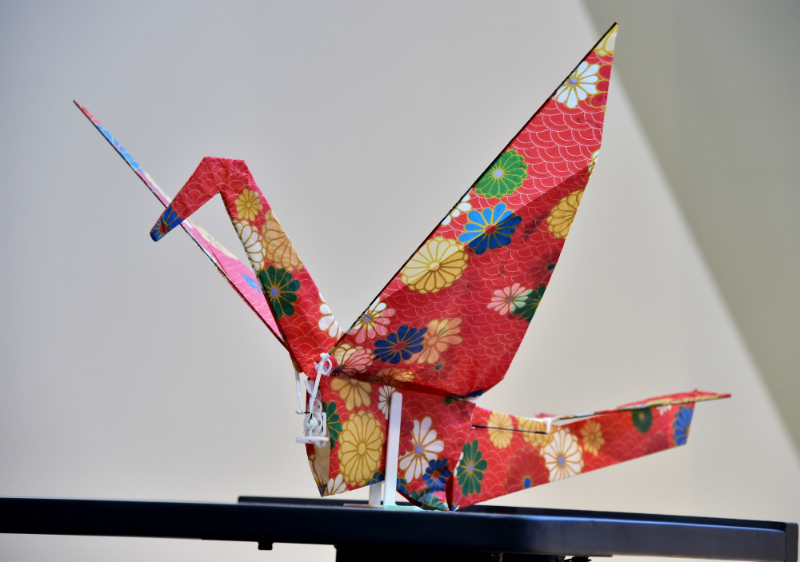 This Flying Origami Crane Proves Drones Can Be Beautiful, Too
