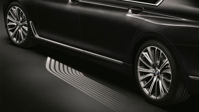BMW’s New 7 Series Illuminates A Path To Your Car’s Door At Night