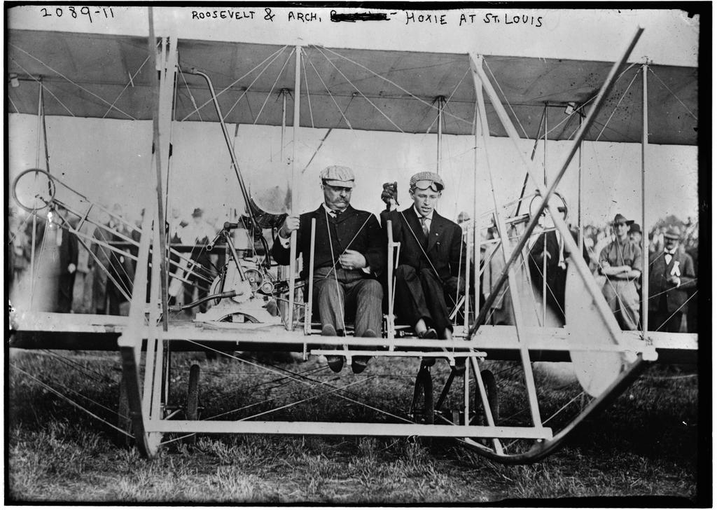 Watch Teddy Roosevelt’s First Aeroplane Flight, 105 Years Ago From Yesterday