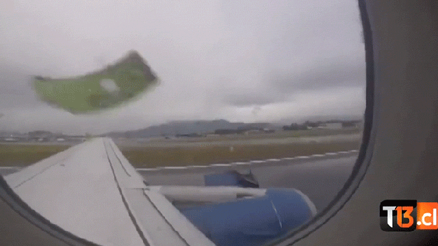 Watch A Part Of An Aeroplane Wing Horrifyingly Fall Off During Take Off