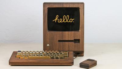 A Wooden Macintosh Replica Proves The Original Deserved A Flashy Gold Keyboard