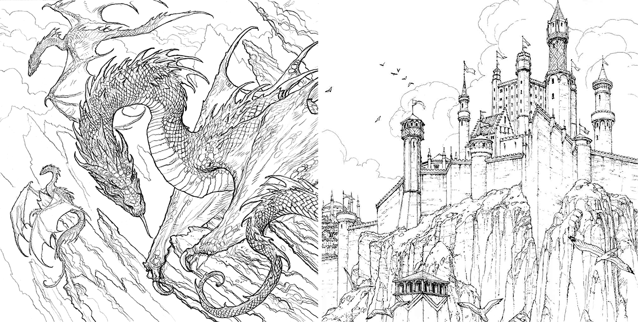 The Official Game Of Thrones Colouring Book Really Isn’t For Kids
