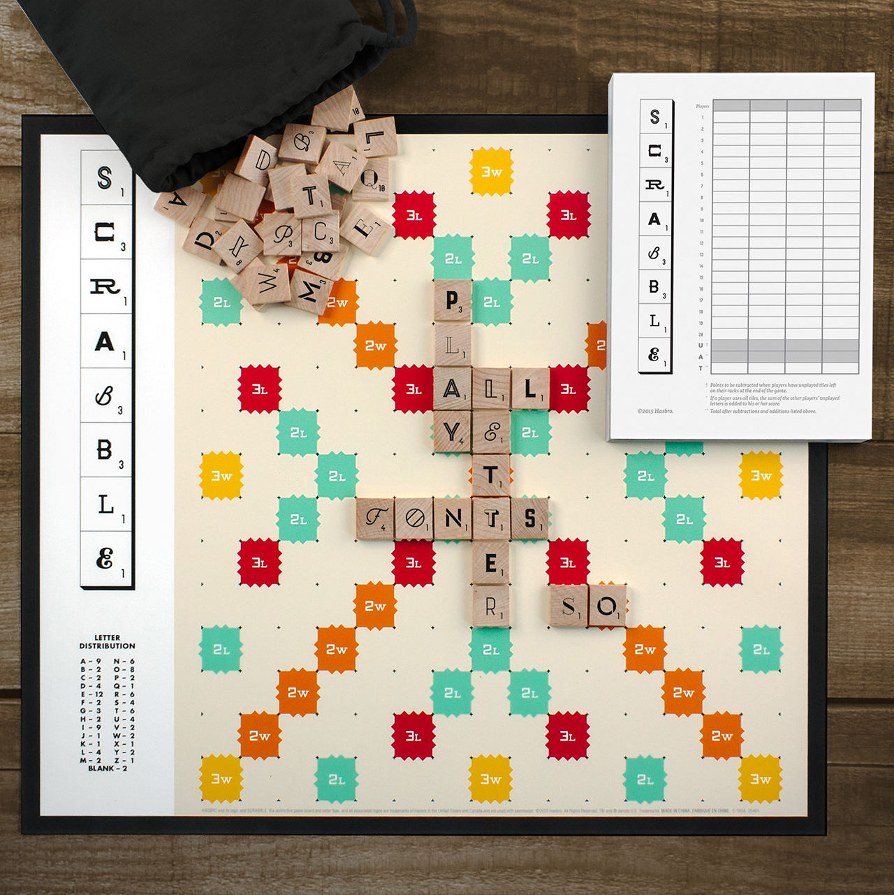The Third Edition Of The World’s Most Beautiful Scrabble Game Introduces New Fonts